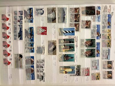 Estados Unidos da Am&eacute;rica cole&ccedil;&atilde;o com centenas de selos 15 IMAGENS. 
Cabe ao licitante verificar 