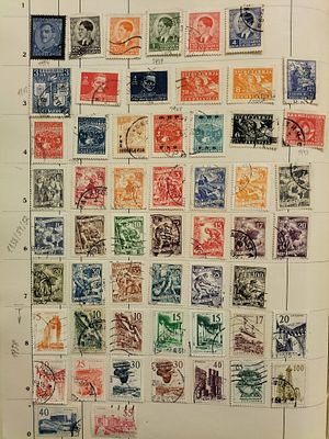 Lote de Selos – Reino dos S&eacute;rvios, Croatas e Eslovenos / Reino da Jugosl&aacute;via / FNR Jugosl&aacute;via / 