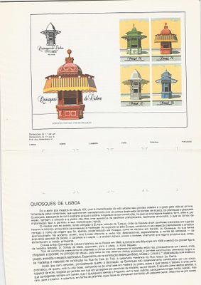 Portugal 1985 21 Pagelas todas diferentes. 
Pagelas sem Selos. 
Cabe ao licitante verificar 