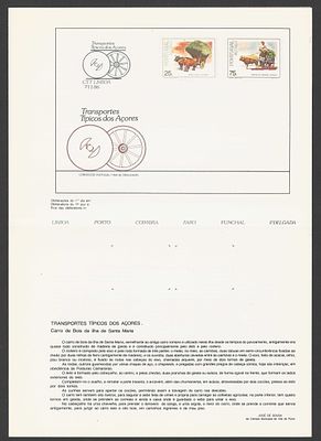 Portugal 1986 25 Pagelas todas diferentes. 
Pagelas sem Selos. 
Cabe ao licitante verificar 