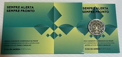 2 Euros PROOF Portugal - Ano 2025 - Sempre Alerta, Sempre Pronto. NOVO. 
Cabe ao licitante 