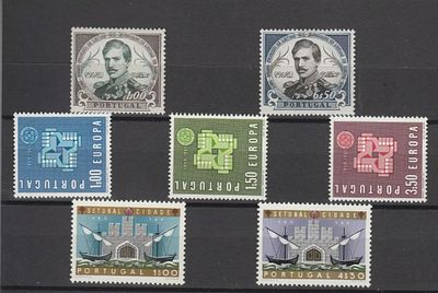 Portugal 1961 Ano Completo. 
Novo sem marca de charneira com goma.