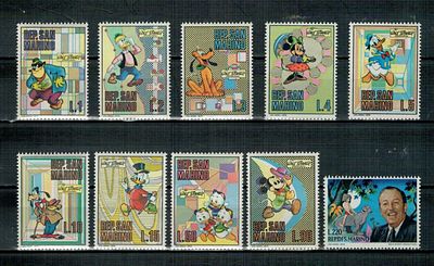 San Marino 1970 Disney. 
Novo sem marca de charneira com goma.