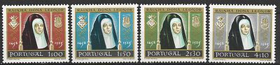 Portugal 1958 V Centen&aacute;rio do Nascimento da Rainha D. Leonor. 
Novo sem marca de charneira com 