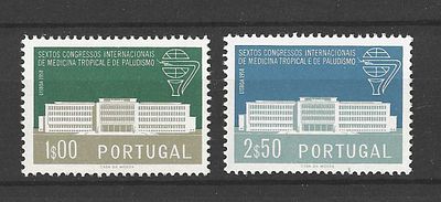 Portugal 1958 VI Congressos Internacionais de Medicina Tropical e Paludismo. 
Novo sem marca de 