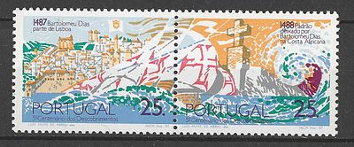 Portugal 1987 500 Anos do In&iacute;cio da Viagem de
Bartolomeu Dias (1&ordm; grupo). Portugal 1987 500 Anos 