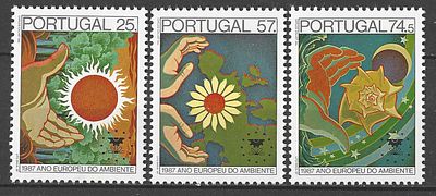 Portugal 1987 Ano Europeu do Ambiente. 
Novo sem marca de charneira com goma. 
Cabe ao 