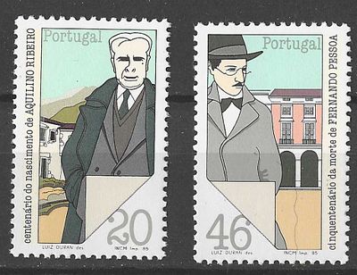 Portugal 1985 Vultos das Artes, Letras e
Pensamento Portugueses. Portugal 1985 Vultos das Artes 