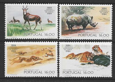 Portugal 1984 Centen&aacute;rio do Jardim Zool&oacute;gico de Lisboa. 
Novo sem marca de charneira com goma. 