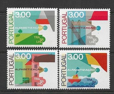 Portugal 1976 Alfabetiza&ccedil;&atilde;o. 
Novo sem marca de charneira com goma. 
Cabe ao licitante 