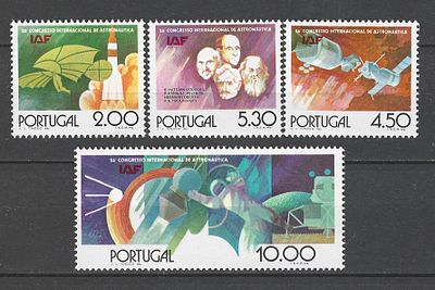 Portugal 1975 26&ordm; Congresso da &laquo;International
Astronautical Federation (IAF), em Lisboa. Portugal 