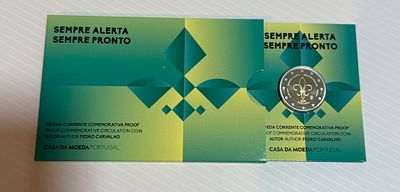 2 Euros PROOF Portugal - Ano 2025 - Sempre Alerta, Sempre Pronto. NOVO