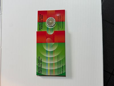 2 Euros PROOF Portugal - Ano 2024 - Equipa Olimpica. NOVO