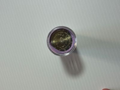 Rolo de 25 Moedas de 2 Euros - Portugal - Ano 2024 - Equipa Olimpica. NOVO