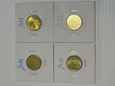 Lote C/ 4 Moedas de Andorra. Moedas Circuladas
