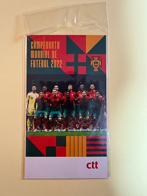 Booklet Selos - Campeonato Mundial de Futebol 2022. Novo
