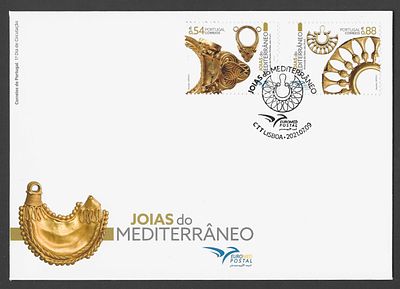 Portugal 2021 FDC “Joias do Mediterr&acirc;neo” – EUROPA. Envelope de Primeiro Dia de Circula&ccedil;&atilde;o (FDC) 