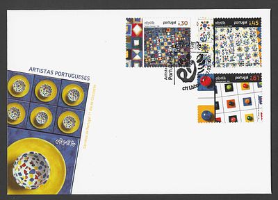Portugal 2007 FDC Artistas Portugueses Manuel Cargaleiro. Envelope FDC – First Day Cover de 