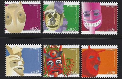 Portugal 2006 M&aacute;scaras de Portugal (2&ordm; Grupo). 
Novo sem marca de charneira com goma.