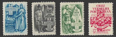Portugal 1940 Cruz Vermelha Portuguesa. Novo sem marca de charneira com goma.. 
Cabe ao 