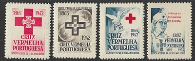 Portugal 1942 Cruz Vermelha Portuguesa. Novo sem marca de charneira com goma. 
Cabe ao licitante 