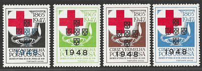 Portugal 1948 Cruz Vermelha Portuguesa. Novo com marca de charneira com goma. 
Cabe ao licitante 