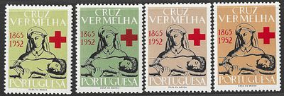 Portugal 1952 Cruz Vermelha Portuguesa. Novo sem marca de charneira com goma. 
Cabe ao licitante 