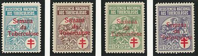 Portugal 1929 IANT Tuberculosos c/ sobrecarga a VERMELHO " Semana da Tuberculose". Novo sem 