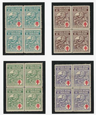 Portugal 1929 IANT Ci&ecirc;ncia Quadras. Novo sem marca de charneira com goma. 
Cabe ao licitante 