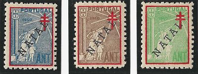 Portugal IANT 1940 Caminheiros Sobrecarga Natal. Novo. 
Cabe ao licitante verificar 