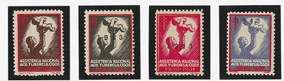 Portugal 1943 Vinhetas de 1930-1931 c/ sobrecarga 1943. Novo sem marca de charneira com goma.. 