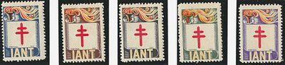 Portugal 1951 IANT Cruz de Lorena. Novo sem marca de charneira com goma. 
Cabe ao licitante 