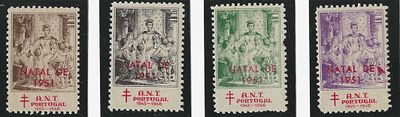 Portugal 1951 Vinhetas de 1945 c/ sobrecarga " NATAL 1951". Novo sem marca de charneira com 