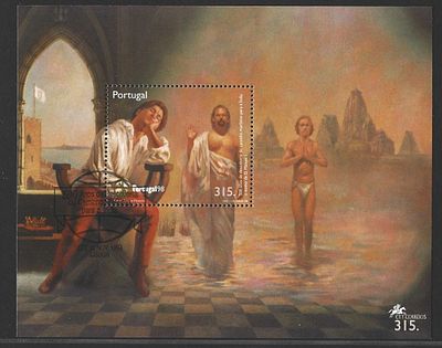 Portugal 1998 – Bloco Filat&eacute;lico 500 Anos da Descoberta do Caminho Mar&iacute;timo para a &Iacute;ndia com 