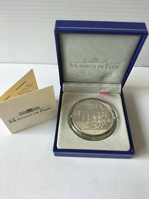 Fran&ccedil;a 2009 10€ Muro de Berlim Prata Proof. Moeda comemorativa de 10 euros Proof 
Fran&ccedil;a – Muro 