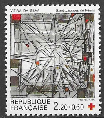 Fran&ccedil;a 1980 Cruz Vermelha . Novo. 
Cabe ao licitante verificar cuidadosamente as imagens e tirar 