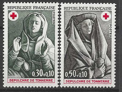 Fran&ccedil;a 1973 Cruz Vermelha. Novos. 
Cabe ao licitante verificar cuidadosamente as imagens e tirar 