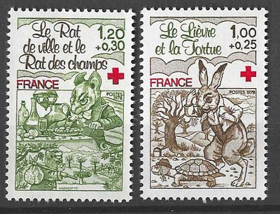 Fran&ccedil;a 1978 Cruz Vermelha . Novos. 
Cabe ao licitante verificar cuidadosamente as imagens e 