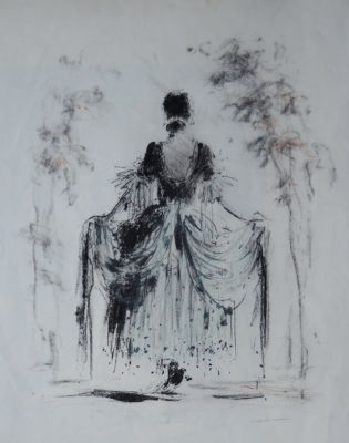 Балет. Бакин Подпись (!) 80-е годы. 7/10 бумага, автолитография, пастель. Размер: 64.0 х 49.0; 