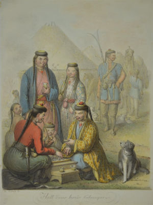 Опиц (Opiz) Георг Эмануэль (1775–1841) - Стоянка калмыков. 1831 г. Бумага, графитный карандаш 