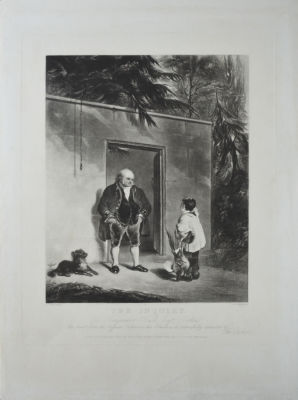 Куайли (Quilley), Дж. П. - Изучение. 1832 г. Бумага, меццо-тинто. Лист – 33,5 х 25 см. Оттиск – 25 