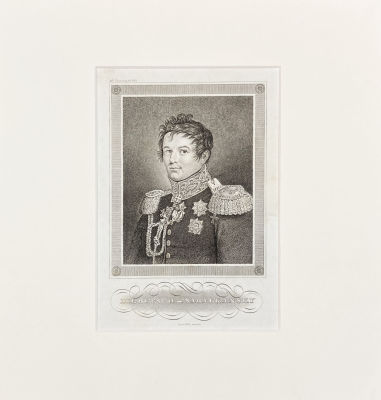 Неизвестный гравер - Портрет графа И.И. Дибича-Забалканского. Начало 1830-х гг. Бумага, гравюра 