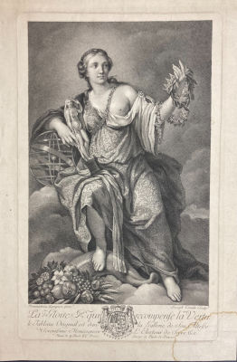 Жозеф Каналь с оригинала Доменико Дзампетри - Глория. 1790-е гг. Бумага, офорт, резец, пунктир 