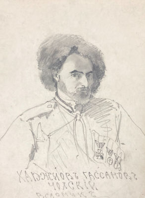 Микешин Михаил Осипович (1835–1896) - Портрет всадника Дагестанского конного полка Хаджиява 