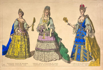 Рафаэль Жакмин (1821-1881) - Франсуаза Мария де Бурбон, Гедвига София Гольштейн-Готторпская 