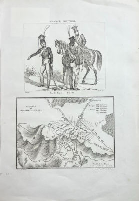 Неизвестный художник - Военная Франция. Битва при Малоярославце. Середина XIX в. Бумага, гравюра 