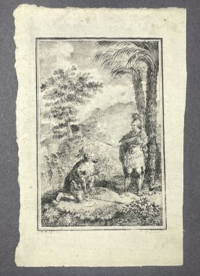Покровский Алексей А. (около 1810 –середина 1860-х) - Библейская сцена. 1830-1840-е гг. Бумага 