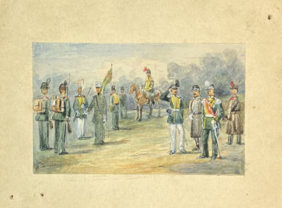 Гебенс (Йебенс) Адольф Иванович (1819-1888) - Чины Кексгольмского гренадерского полка. 1860-е гг. Б 