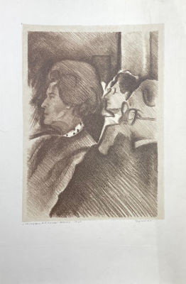 Кузнецов Анатолий Тихонович (1944-2022) - “Ирина Антонова - директор ГМИИ им Пушкина слушает 