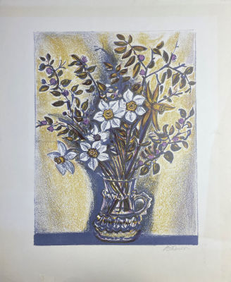 Петрова (Шульц) Валентина Владимировна (1922-2018) - Натюрморт. 1990-е гг. Бумага, литография 